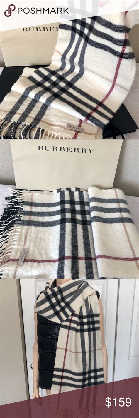 ivory burberry scarf|Burberry scarf sale outlet.